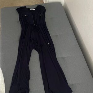 Emma & Michele Chic Black Jumpsuit